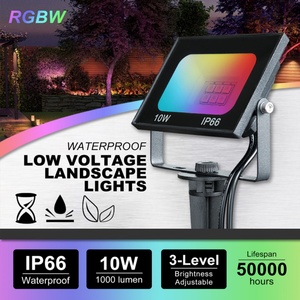 Iluminación LED para Jardín de 10W RGB, Controlada por Aplicación BT, Luces de Césped de Bajo Voltaje con Transformador, IP66 Impermeable para Exteriores - Product Image 3