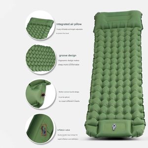 Matelas pneumatique en latex ultra-léger TooWang au design moderne avec pompe à pied intégrée, léger et portable pour voiture, tente ou extérieur - Product Image 5