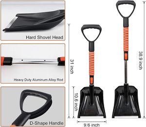 Trọng lượng nhẹ nhôm cơ thể với Ergonomic Grip rộng squeegee mở rộng tuyết bàn chải với có thể tháo rời <span class=keywords><strong>Ice</strong></span> <span class=keywords><strong>scraper</strong></span> cho xe - Product Image 3