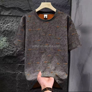 T-shirt décontracté pour homme à manches courtes, style sport, nouvelle mode, coupe ample, très tendance - Product Image 1