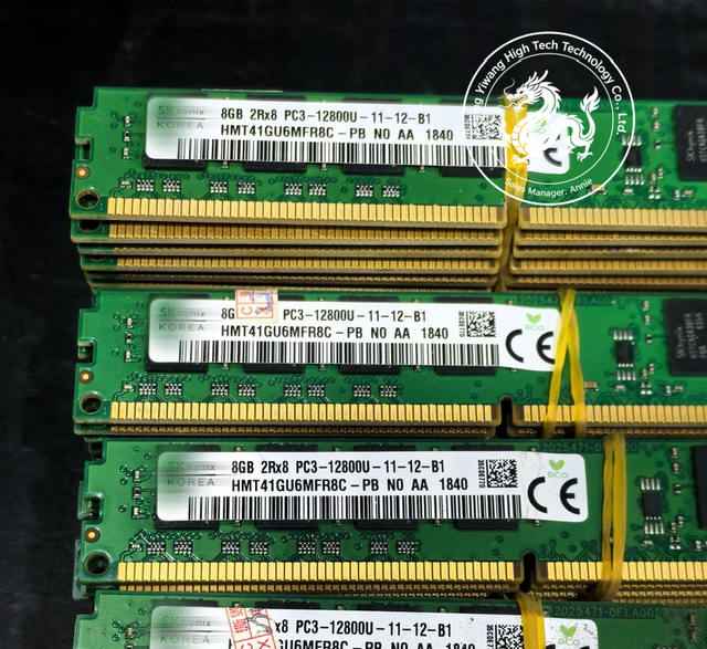 SK Hynix 8GB DDR3 1600MHz Desktop RAM 2RX8 PC3-12800U Non-ECC Memory Module