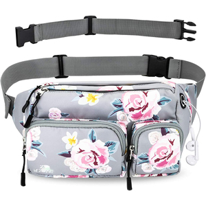 Échantillon gratuit Sac banane tactique multifonctionnel en nylon camouflage 500D antivol au prix d'usine - Product Image 1