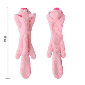 Pet Squeaky Toy Sound Paper Cute Pig Elephant crocodile Shape <b>Plush</b> Dog Chew Toy Unfilled Interactive Pet Tug Toy Teeth Cleaning - Product Image 5