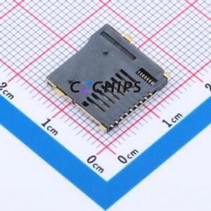 HX TF-CARD-Gold H1.8 SD Card / Memory Card Connector SMD Connector Self-Return Type MicroSD Card (TF Card) Card Holder 1.8mm - Product Image 2