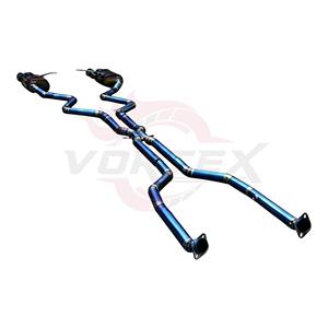 Escape Trasero Vortex Titanium Blue para BMW M3 E90 E92 4.0L con Tubo en X, Barriles Dobles, Puntas Cuádruples Azules, Conjunto de Tuberías Modificadas U - Product Image 3
