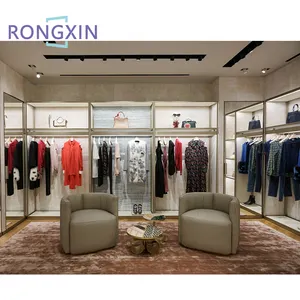 Fashional Modern Woman Lingerie Store Display Clothing Shop Display Fixtures In Display Racks