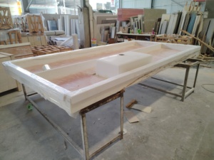 Vente directe du fabricant Mobilier de comptoir personnalisé design moderne îlot en marbre Spécifications du dessus Consultation gratuite - Product Image 2