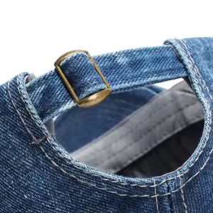 Wholesale Denim Baseball Cap Snapback Casual Visor Hat Unisex Men Women Fashion Denim <b>Jeans</b> Cap - Product Image 6