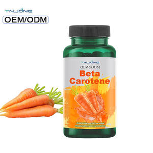 Cápsulas blandas de betacaroteno de Etiqueta Privada, suplemento alimenticio, cápsulas de betacaroteno de vitamina A, tabletas - Product Image 1