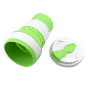 OKOLAY Tasses à café en silicone pliables anti-fuite sans BPA et non toxiques avec couvercle - Product Image 3