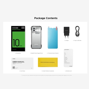 DOOGEE Blade 10 Power Téléphone robuste 256GB <span class=keywords><strong>Pas</strong></span> <span class=keywords><strong>cher</strong></span> Android Mobile Étanche Octa Core Smartphone - Product Image 6