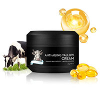 Soins de la peau végétaliens naturels pour le suif de boeuf Crème hydratante pour hommes anti-âge pour le visage