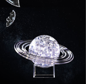 40pcs tự làm năng lượng mặt trời hệ thống Saturn DIY khối Câu Đố 3D Pha Lê Câu Đố Saturn - Product Image 3