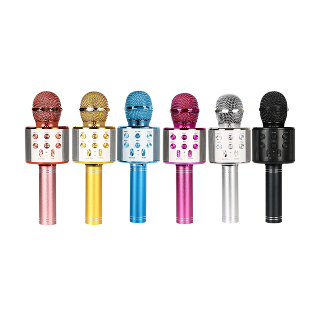 2026 Factory Sells Home Party KTV Wireless Karaoke Microphone with Speaker Portable Handheld Karaoke Player