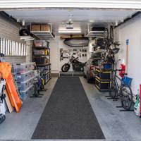 Tapis de garage en feutre de 2 à 6 mm avec dos antidérapant - Tapis absorbant les gouttes d'huile pour la protection du sol du garage