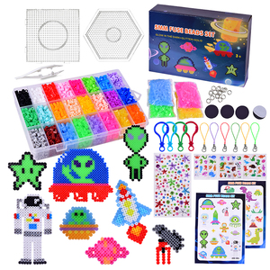 Perles Hama en gros, jouets Aliens spatiaux, perles à repasser, jouets éducatifs, perles Perler DIY phosphorescentes pour enfants - Product Image 2