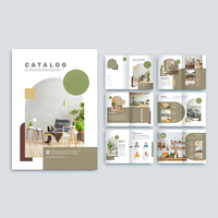 Service d'impression personnalisé de bonne qualité Livret de brochures de produits d'entreprise Impression de livres de catalogues de magazines à la mode
