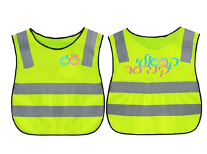 مبيعات المصنع مباشرة-سترات سلامة للأطفال قابلة للتخصيص وصدريات عاكسة مرحبا فيس - Product Image 6