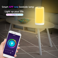 WIFI Smart RGB Lampe de table LED Dimmable Alexa Google Home Smart Life Tuya APP Contrôle Timing Automation