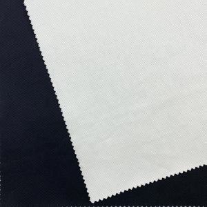 Tissu sergé 100% coton de haute qualité, 350 g/m², uni, teint en <span class=keywords><strong>blanc</strong></span> et noir, pour pantalon <span class=keywords><strong>chino</strong></span> homme - Product Image 2