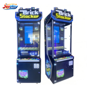 Macchina da Gioco Arcade Impilabrick con Distributore di Peluche, Gioco di <span class=keywords><strong>Abilità</strong></span> a Moneta per Vincere Regali - Product Image 1