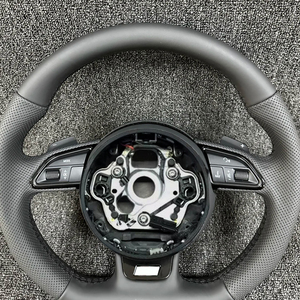 Volant <span class=keywords><strong>de</strong></span> course en fibre <span class=keywords><strong>de</strong></span> carbone adapté aux Audi A3/A4/B9/A5/RS3-S7/Q5-Q7 - Marque Yuxiang - Product Image 3