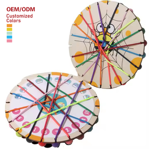 Jeu de société éducatif en bois portable et stimulant pour enfants : Casse-tête logique de table pour démêler les nœuds de corde pour garçons - Product Image 1