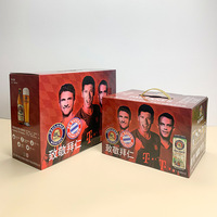 Boîte d'emballage pour boissons à vente chaude, boîte en carton ondulé à 5 couches, boîte d'expédition, boîte d'emballage pour vin, bière, vodka, whisky