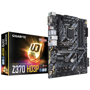 GIGABYTE Intel Z370 HD3P Bo Mạch Chủ Chipset Z370 Siêu Bền Với Ổ Cắm LGA1151 Hỗ Trợ Intel <span class=keywords><strong>GbE</strong></span> LAN Với Bảo Vệ 25KV - Product Image 1