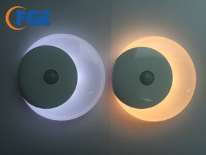 Veilleuse <span class=keywords><strong>LED</strong></span> sans fil moderne à détecteur de mouvement, intensité réglable, rechargeable par USB, sans câblage nécessaire pour chambre, escaliers et placard - Product Image 3