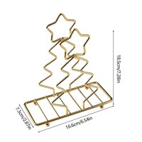 Supports de table personnalisés en métal pour cartes nominatives, cartes de place, menus et porte-mouchoirs, pour Noël, restaurants, hôtels, fêtes, événements et maison