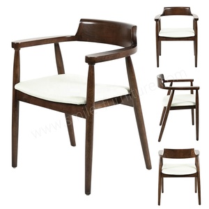 Sillón de Madera de Roble Moderno en Oferta, Silla de Comedor Cómoda para <span class=keywords><strong>Hotel</strong></span>, Hogar, Oficina, Baño, Sillón de Comedor Luka - Product Image 6