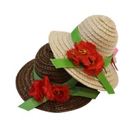 V Mini chapeau de paille de décoration mignonne bon marché