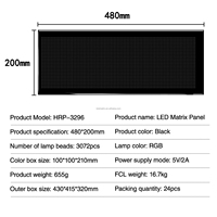 Programable diseño gratuito APP Control Business Display Screen Sign Paneles de matriz Led flexibles Publicidad para tiendas sign