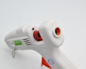 25W 화이트 수제 작은 접착제 총 가정용 핫멜트 접착제 플라스틱 종이 금속 유리 목재 전력 단일 산업용 사용 - Product Image 6