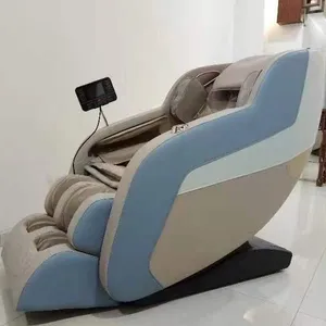 Electric 0 Gravity Massage Chair SL Track Massage Chairs With Voice Control Bluetooth Speaker Airbags Foot Rollers
