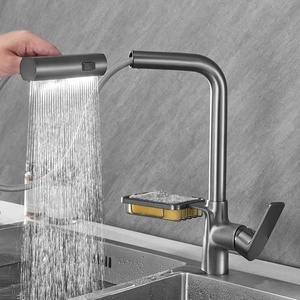 Modern Brass Pull Out Kitchen Mixer Tap Single Handle Flexible Kitchen With Pull <b>Down</b> Sprayer AT9308-DX Kitchen - Product Image 5