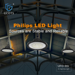 GCOTS Lámpara LED Lineal de Alta Luminosidad con 2 Años de Garantía, 100W 150W 200W, Tipo UFO para Fábrica - Product Image 4