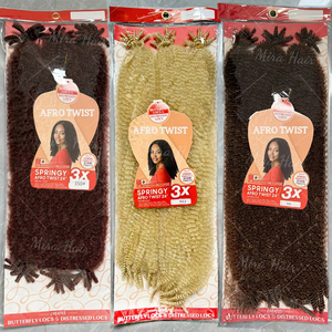 BELEZA Tresses Crochets Artificielles Papillon Style Bohème Torsadé – Mèches Crochets Douces Verrou Papillon - Product Image 6