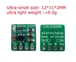 Pengisi Daya Baterai Li-Ion/Li-Polymer Mini 2-in-1 3.7V/3.8V 4.2V 3.3V/3V LDO Buck Modul Konverter DC-DC Model CRLD20MA 30x15x2.7mm - Product Image 2