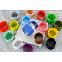 Manchons de protection en silicone personnalisés Bougie en silicone personnalisé tasse bouteille manchon en caoutchouc couverture pour protecteurs