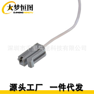 Alternator Plug <b>Harness</b> Adapter 6G To 3G With Stator Leads <b>Black</b> Plastic Auto Connector - Product Image 3