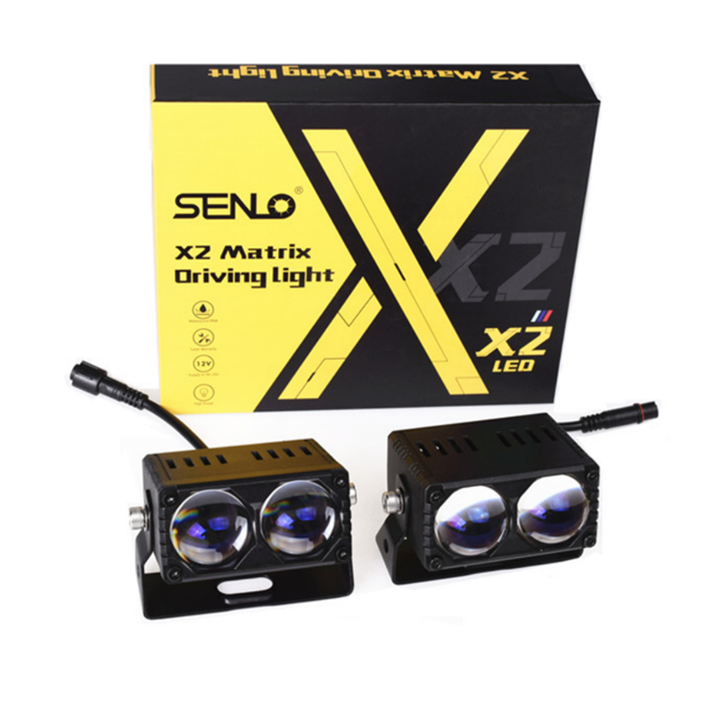 Senlo X2 Plus V3 90W LED Motorcycle Fog Lights - Auxiliary Driving