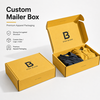 Cajas de cartón corrugado impresas a todo color personalizadas para envíos de ropa, cajas de envío de ropa con logotipo personalizado y tamaño a medida para embalaje de prendas.