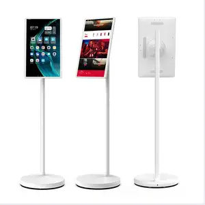 Floor Stand mobile Smart Android Screen OEM 32 inch RK3399 RK3588 Android Tablet PC android 12 version 4+64G for Home Game
