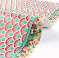 Papier d'emballage cadeau en rouleau, nouveau design 2026, prix abordable, 70 cm x 500 cm, stock frais, pour anniversaires, Noël et usage quotidien