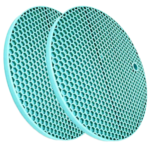 Sous-plats en silicone résistants à la chaleur, antidérapants, supports pour cuillères, dessous de plat, avec logo personnalisé - Product Image 1