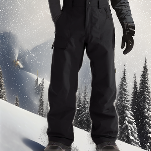 Pantalon de ski salopette d'hiver personnalisé haut de gamme pour homme, imperméable, respirant, coupe-vent, isolé, grandes tailles, pour snowboard - Product Image 2