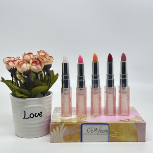 Luxury brand color-changing lipsticks <b>set</b> of five - Most popular for women, included in gift bags and with cards - Product Image 4