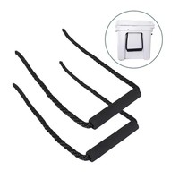 Accessoires pour glacières rotomoulées modernes personnalisées, pliables, avec isolation thermique en mousse, poignée en corde de nylon, écologiques, étanches, pour boissons et vin